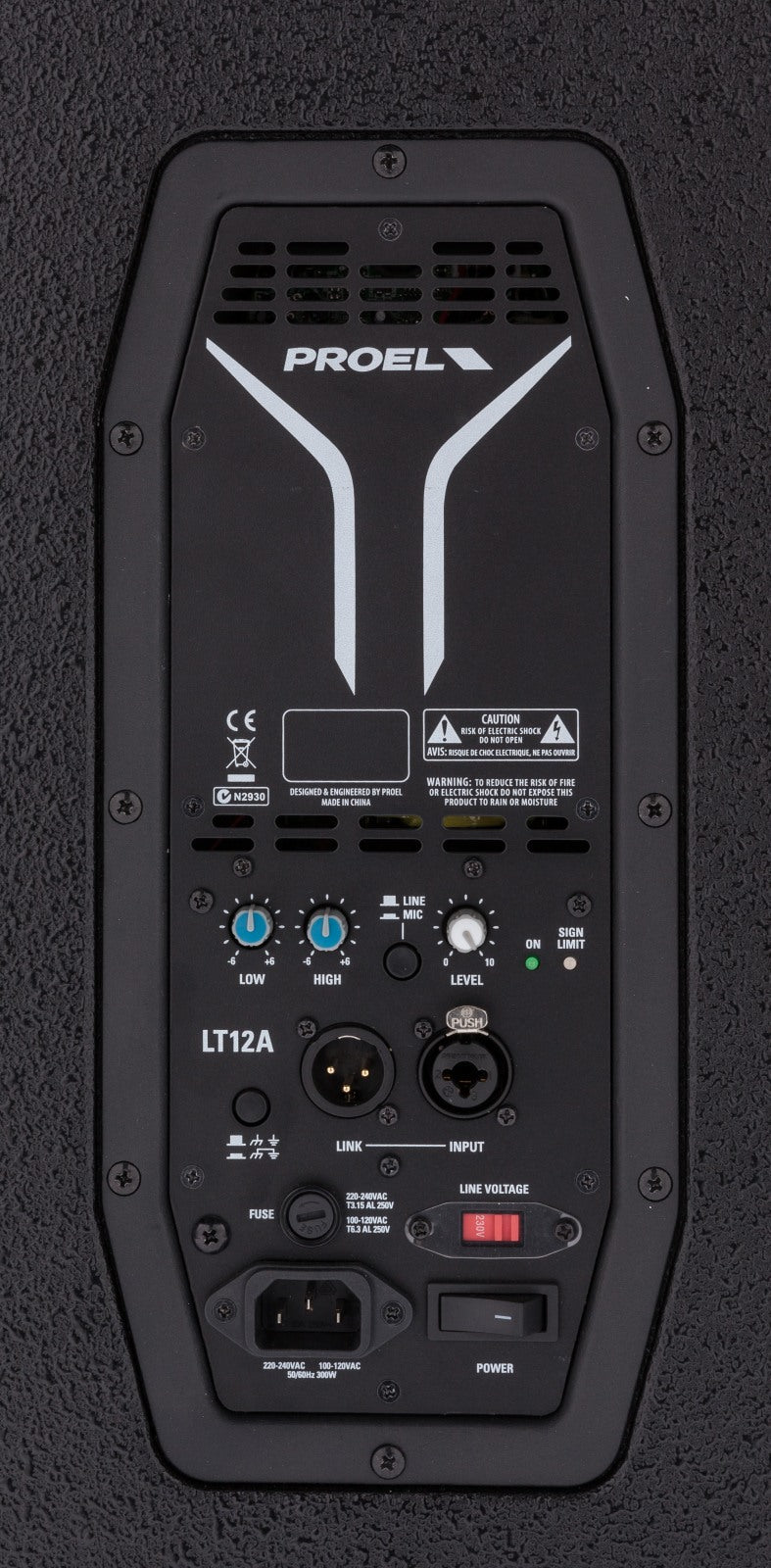 Proel LT12A LITE Series Active 2-Way 12" Loudspeaker System