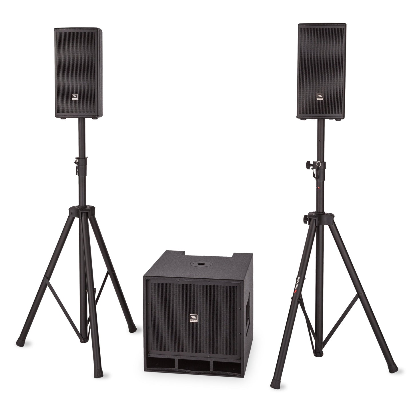 Proel LT812A LITE Series Active 3-Way SAT (8" x 2) + SUB (12" x 1) Loudspeaker System