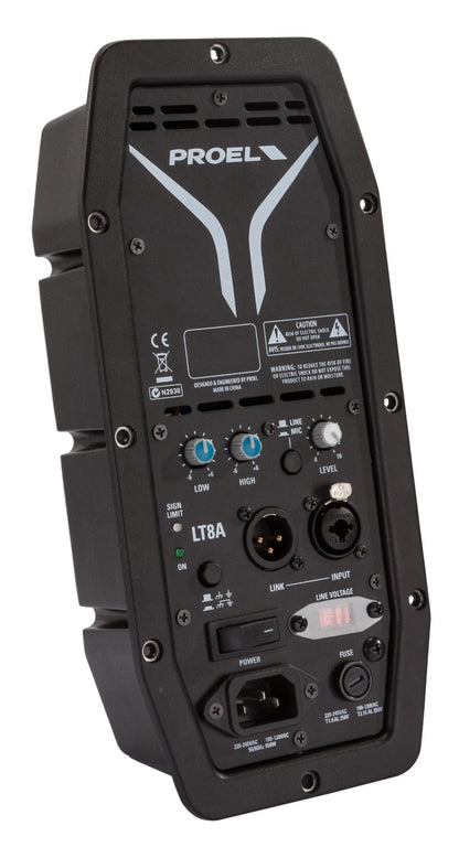 Proel LT8A LITE Series Active 2-Way 8" Loudspeaker