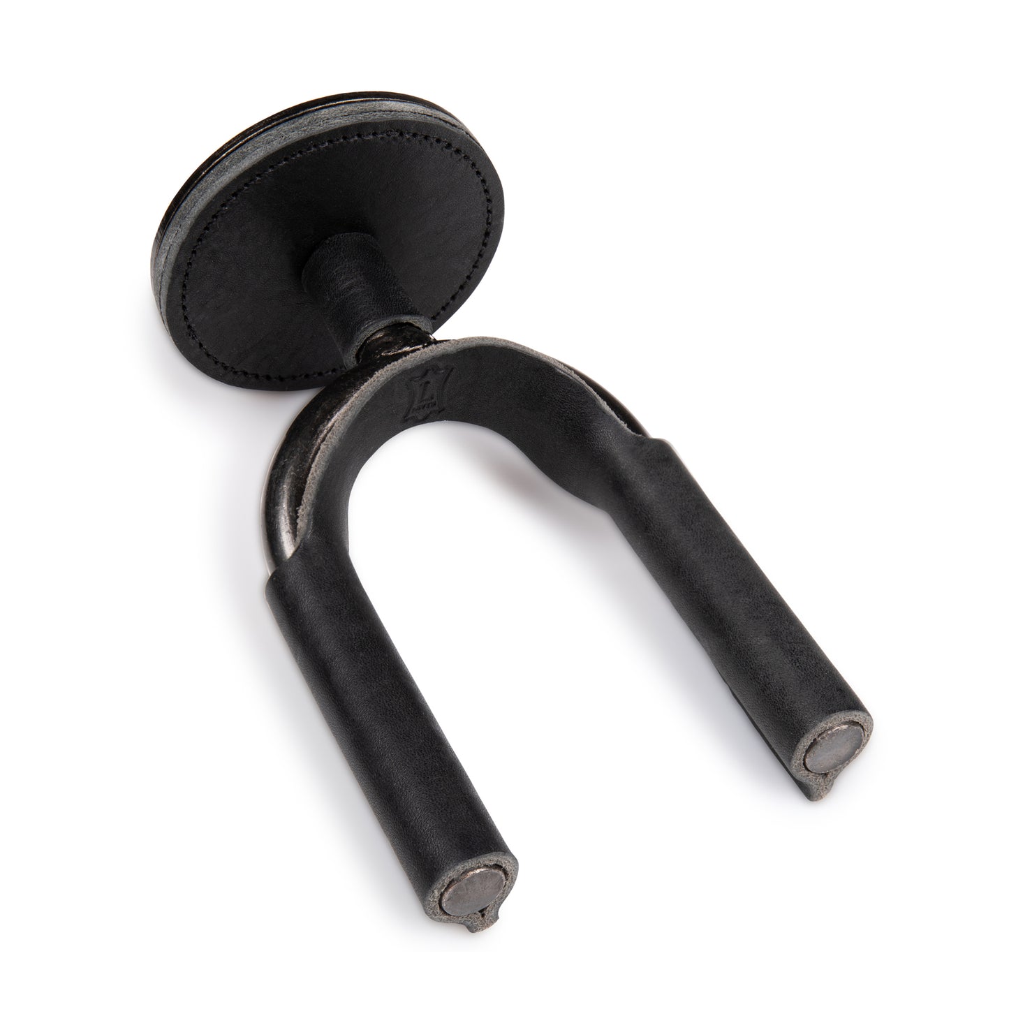 Smoke Forged Guitar Hanger w/ Black Leather