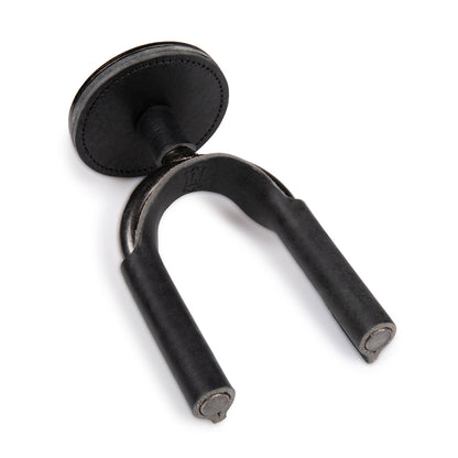 Smoke Forged Guitar Hanger w/ Black Leather