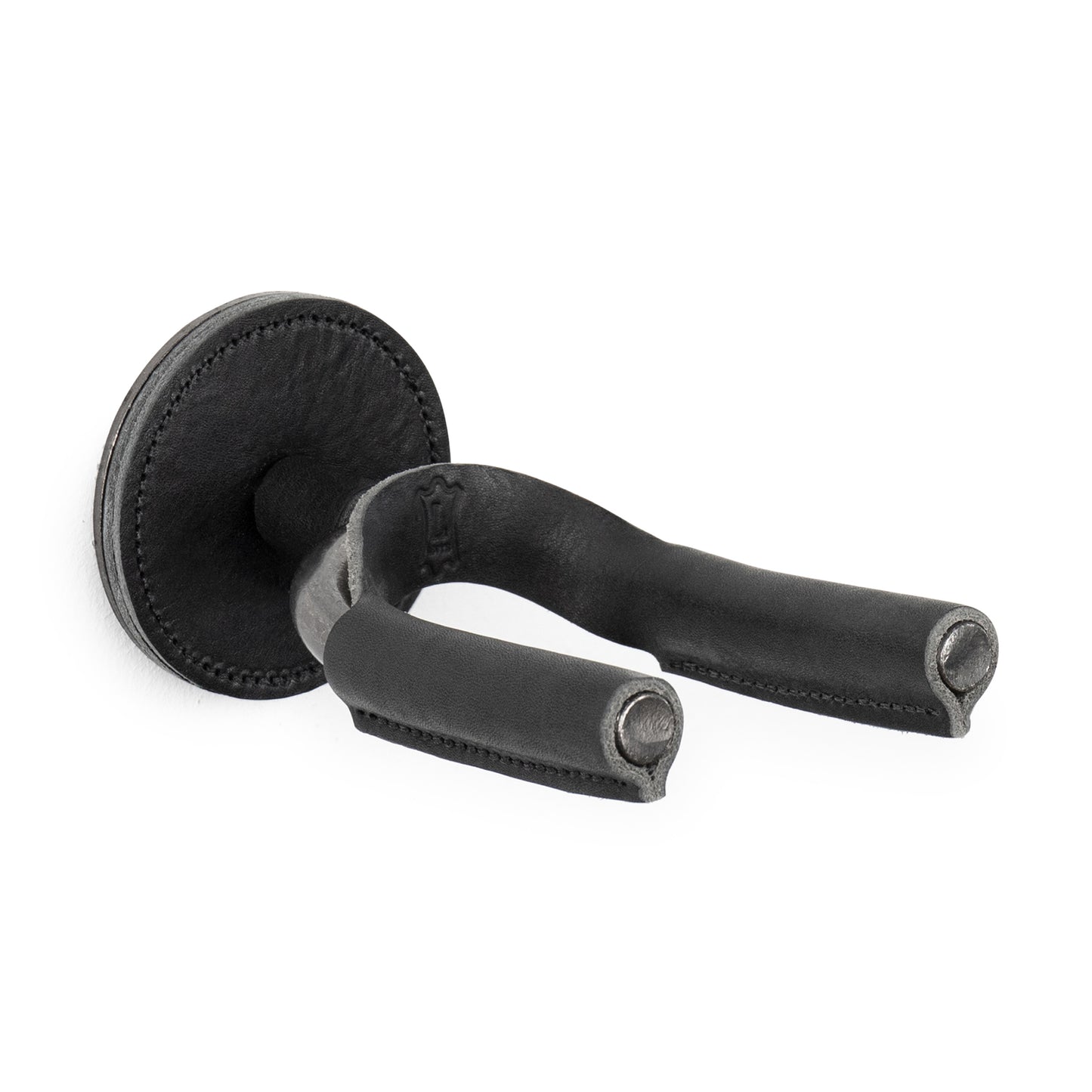 Smoke Forged Guitar Hanger w/ Black Leather