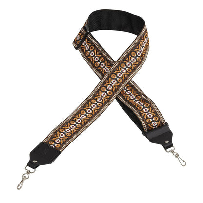 2" Wide Jacquard Banjo Strap.