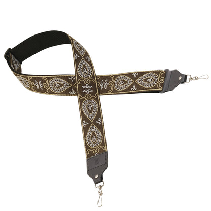 2" Wide Jacquard Banjo Strap.