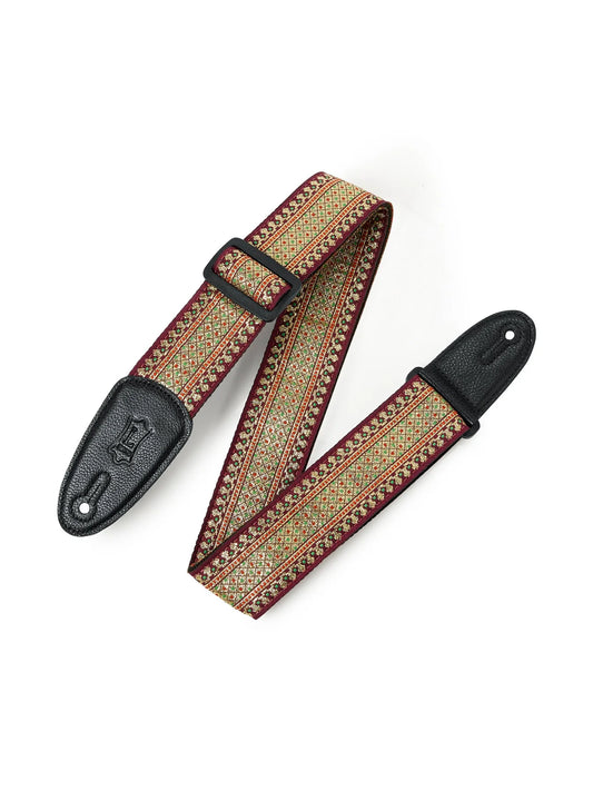 M8 Style Strap with Thai Motif - Burg