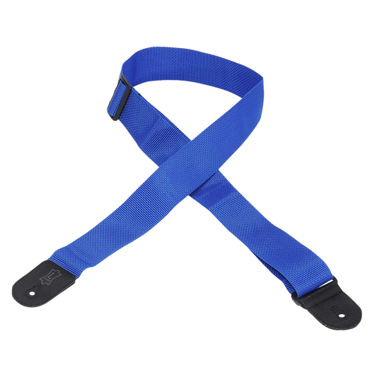 Levy's Leathers - M8POLY-ROY - 2" Wide Royal Blue Polypropylene Guitar Strap