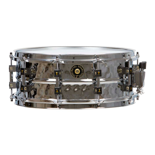 Tamburo METAL Series Snare Drum (14" x 5.5") - Hammered Steel Chrome Finish