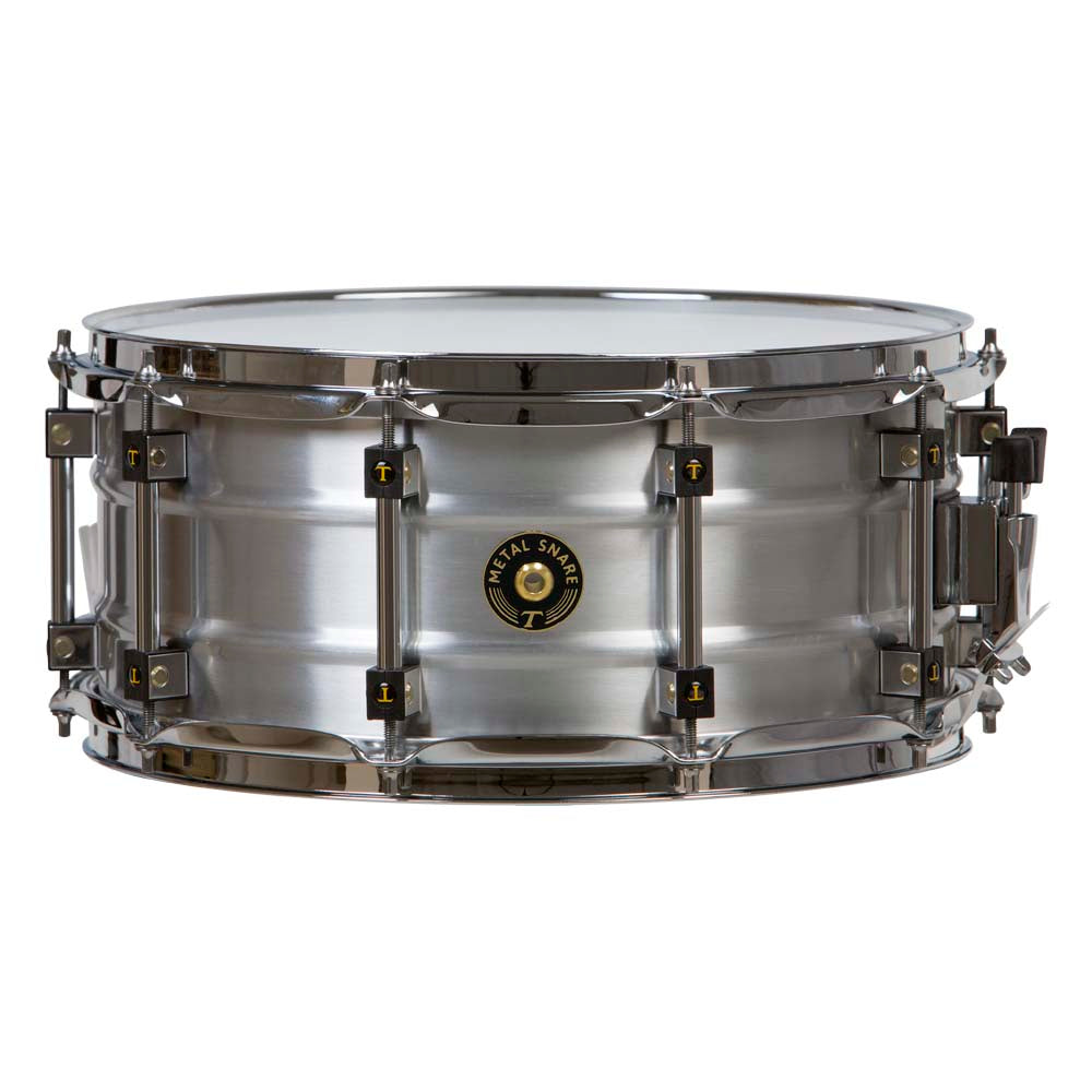 Tamburo METAL Series Snare Drum (14" x 6.5") - Aluminium Model, Transparent Laquer Finish