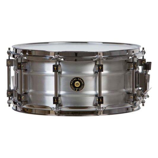 Tamburo METAL Series Snare Drum (14" x 6.5") - Aluminium Model, Transparent Laquer Finish