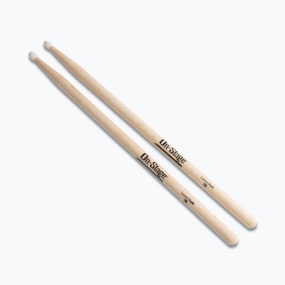 Maple Drum Sticks (2B, Nylon Tip, 12pr)