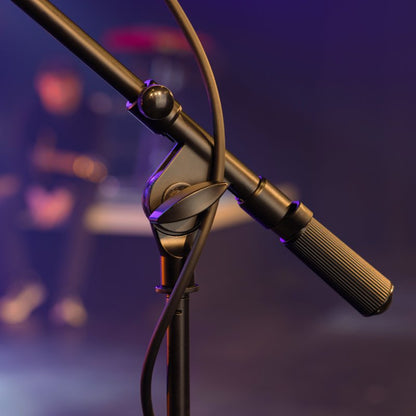 Heavy-Duty Tele-Boom Mic Stand