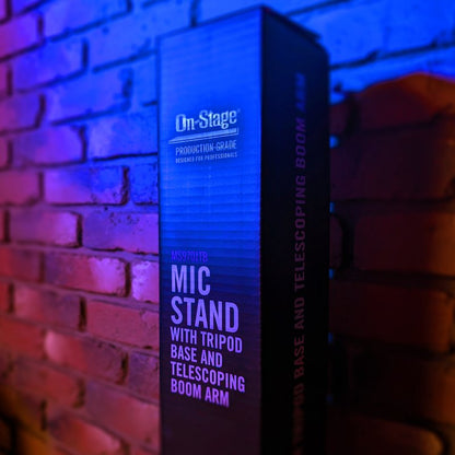 Heavy-Duty Tele-Boom Mic Stand