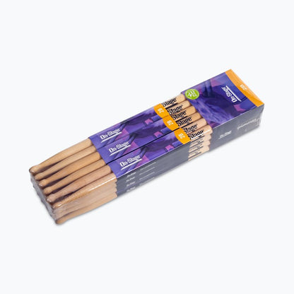 Maple Drum Sticks (2B, Wood Tip, 12pr)