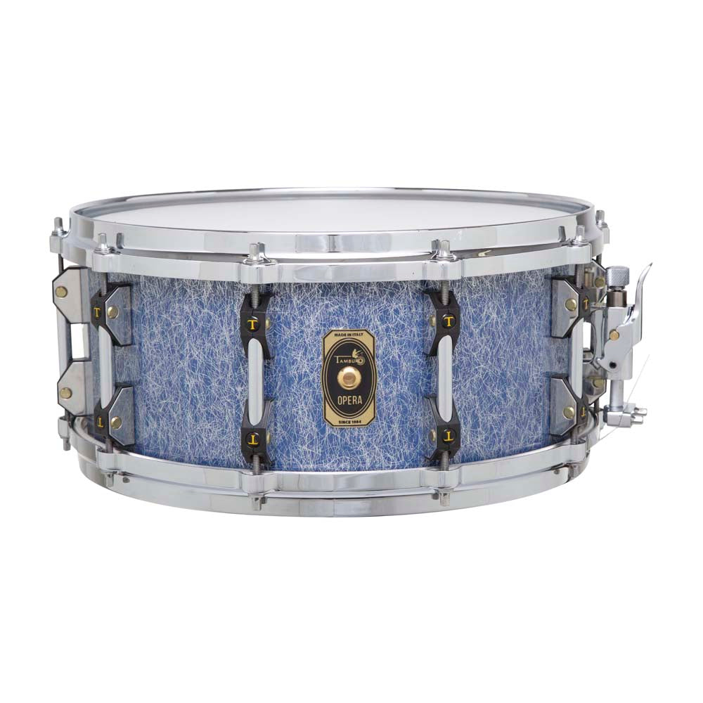 Tamburo OPERA Series Stave-Wood Snare Drum (14" x 6.5") - Fantasy Blue