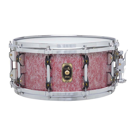 Tamburo OPERA Series Stave-Wood Snare Drum (14" x 6.5") - Fantasy Red