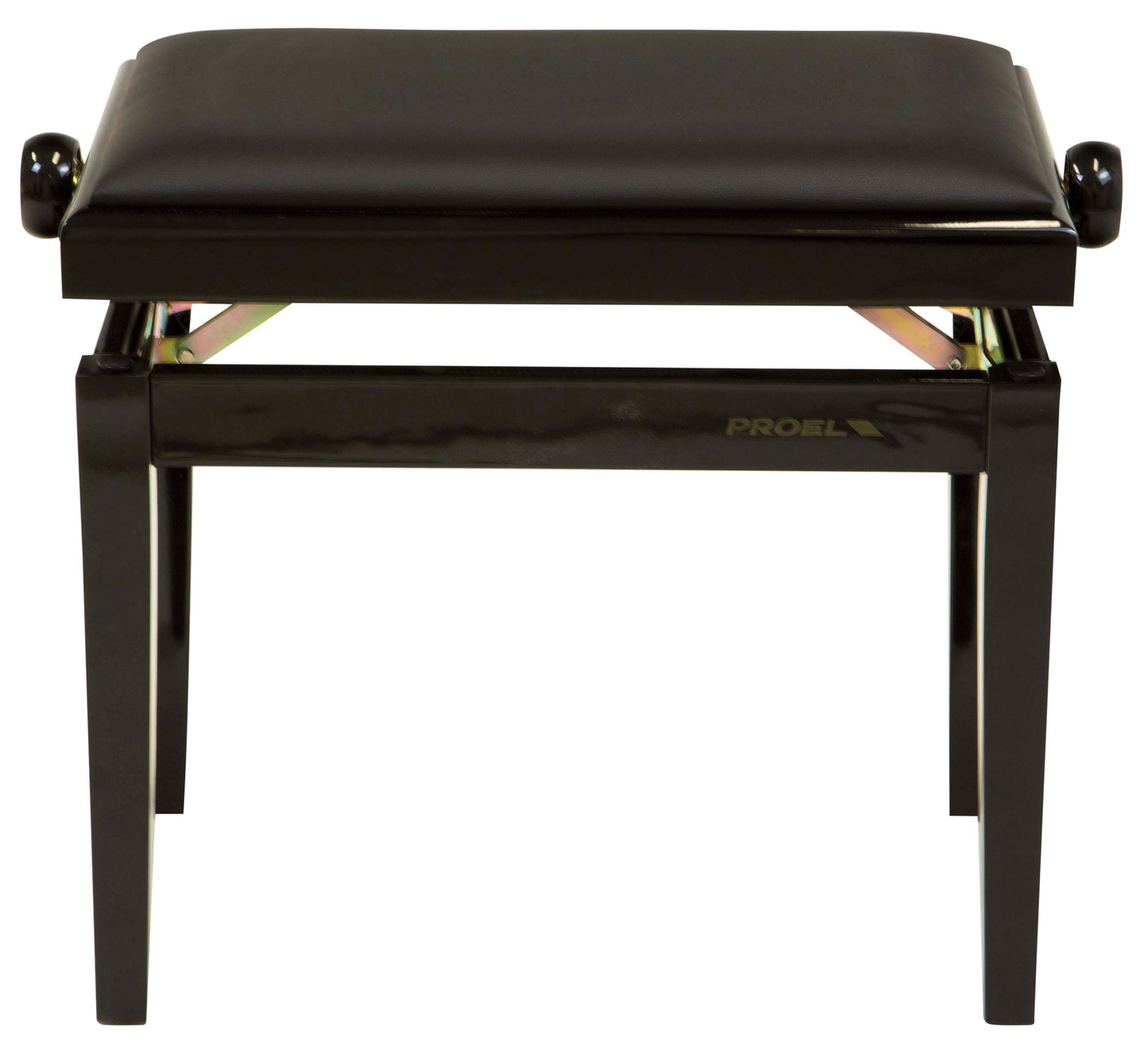 Proel PB90SBBBK Professional Wooden Keyboard Bench in Polished Black