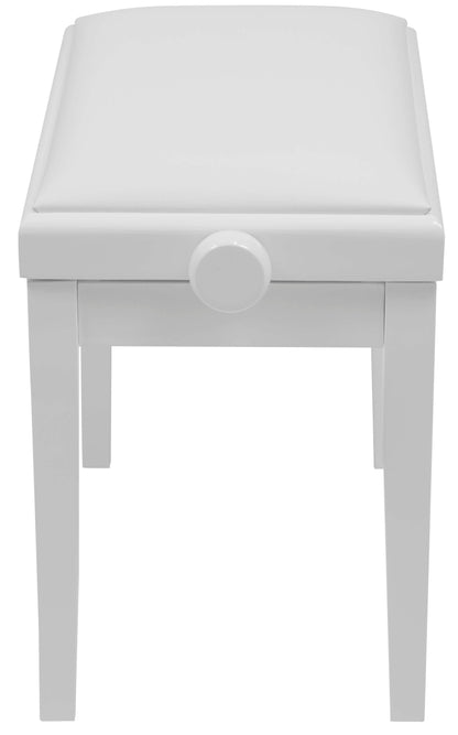 Proel PB90SBWWH Professional Wooden Keyboard Bench in Polished White