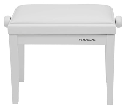 Proel PB90SSWWH Professional Wooden Keyboard Bench in Matte White