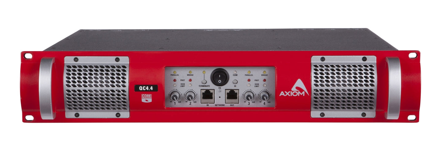Axiom QC4.4 4-Channel DSP Amplifier