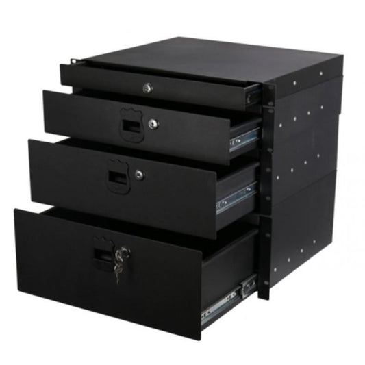 2U Locking Rack Drawer