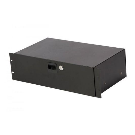 3U Locking Rack Drawer (Shallow)