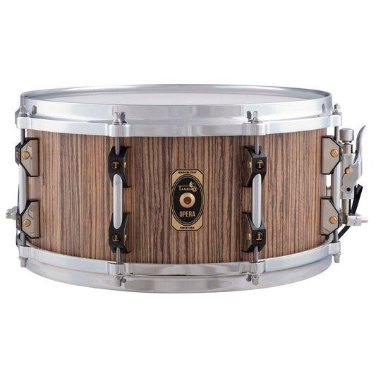 Tamburo OPERA Series Stave-Wood Snare Drum (14" x 6.5") - Zebrano