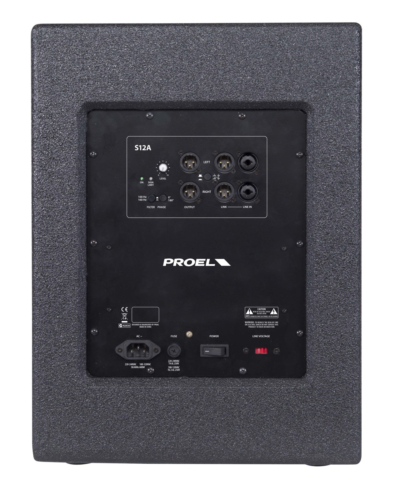 Proel S12A S-Series Active 12" Subwoofer