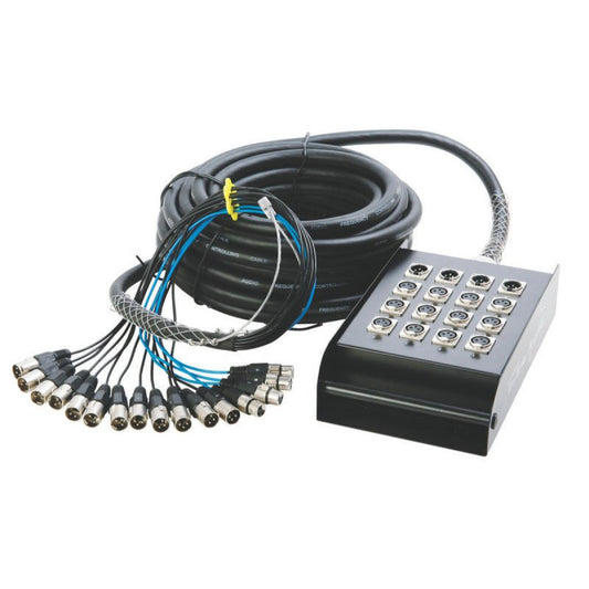 50' 12-Channel/4-Return Stage Snake