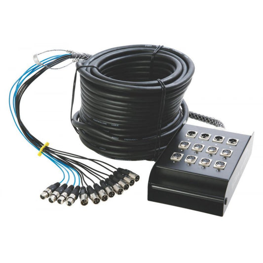100' 8-Channel/4-Return Stage Snake