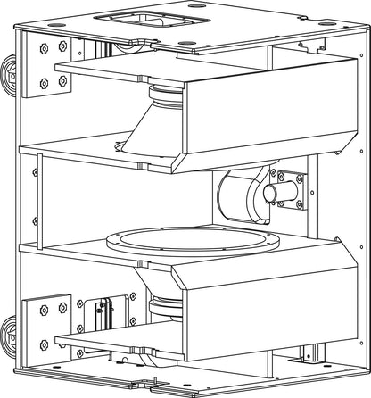 Axiom SW215A Dual 15" (380mm), Very High Output, Manifolded Band Pass, Powered, CORE Processed, Subwoofer System