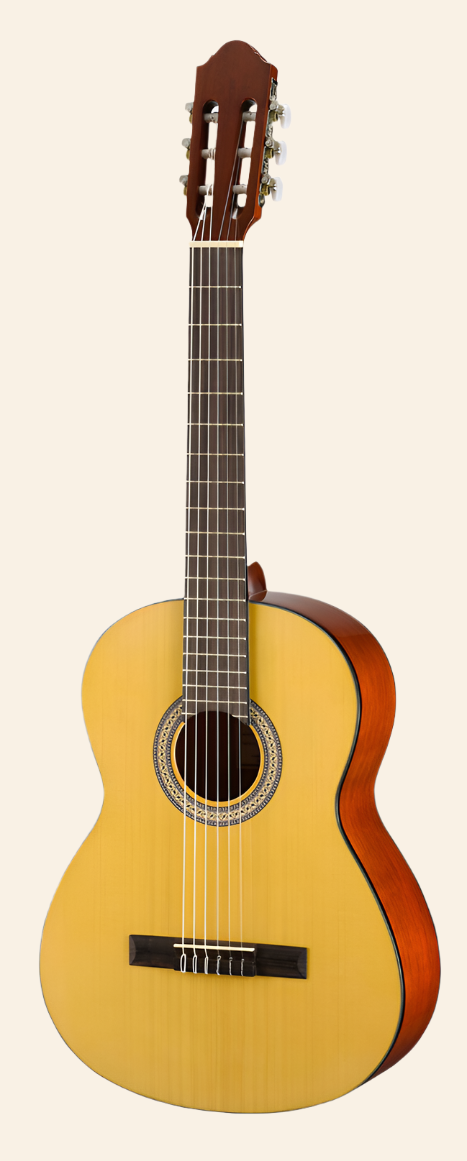 N450 Standard Solid Spruce Top Nylon Classical - Gloss Natural