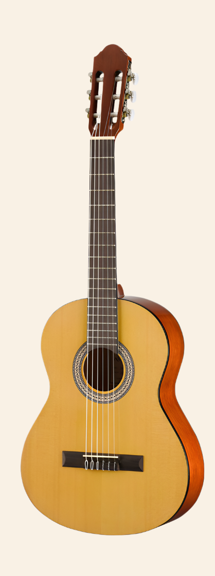 N350-3/4 Standard 3/4 Nylon Classical - Gloss Natural