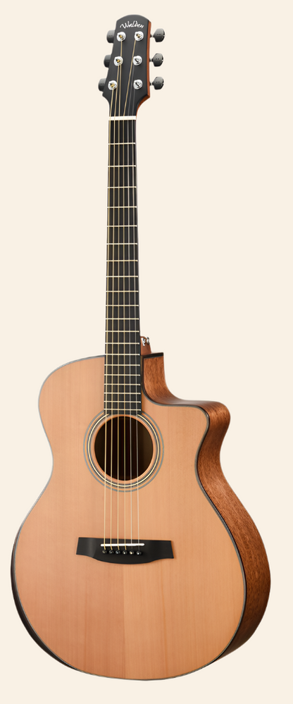 G2070RCE SupraNatura All-Solid Cedar - Mahogany Armrest Grand Auditorium Acoustic Cutaway-Electric - Satin Natural