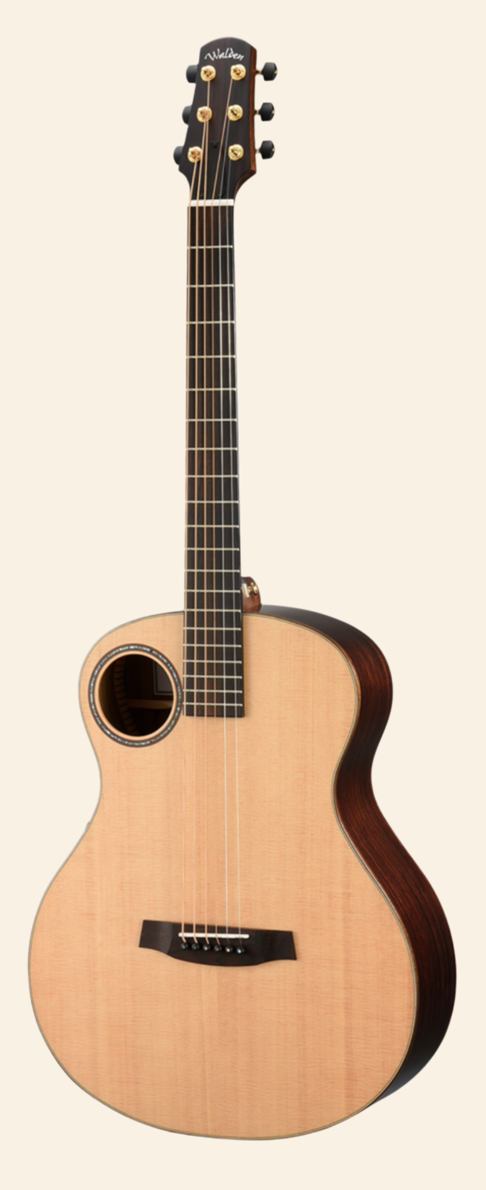 B1E Baritone Solid Sitka top Grand Auditorium Baritone-Electric - Satin Natural
