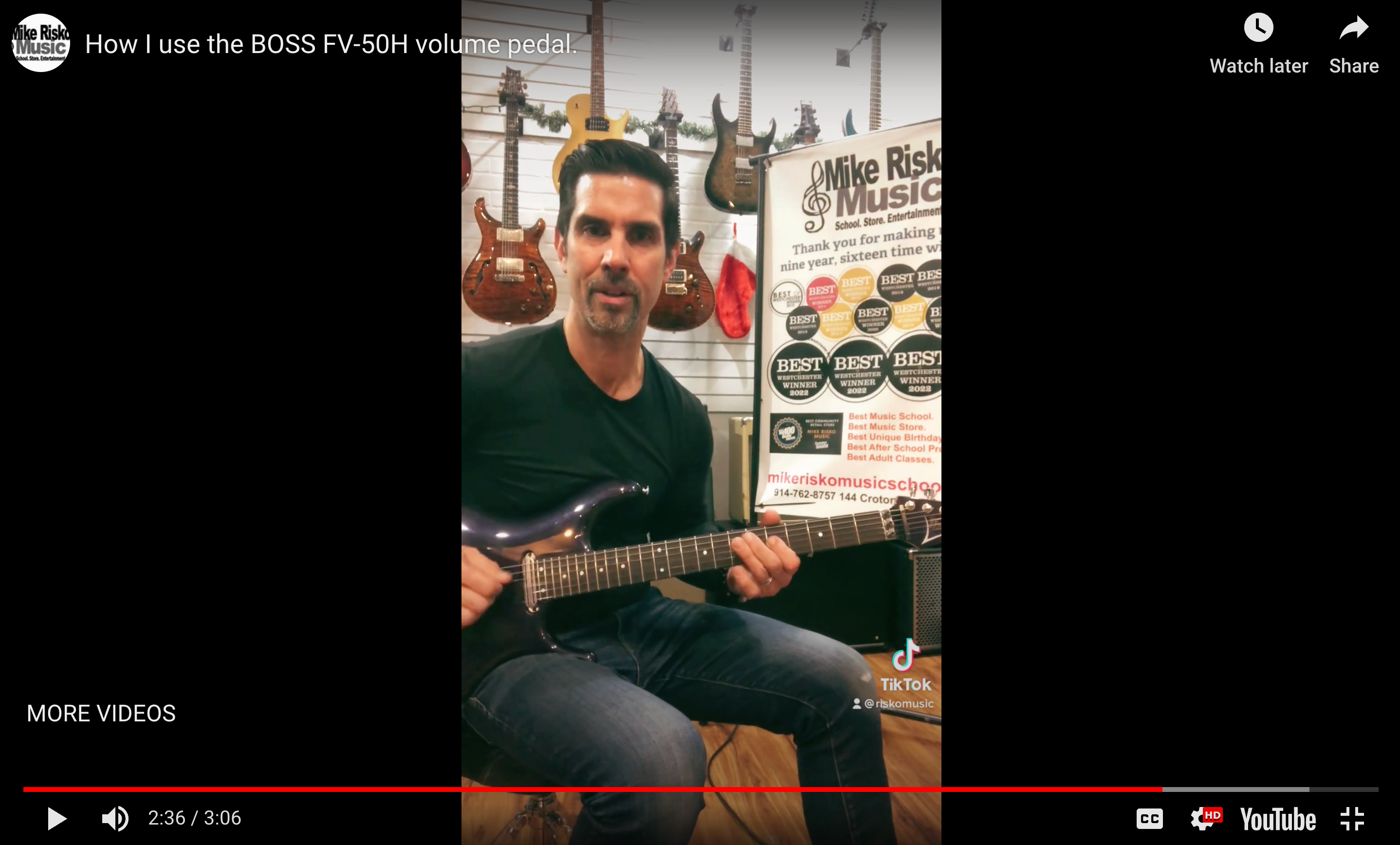 Load video: How I use the BOSS FV-50H volume pedal.