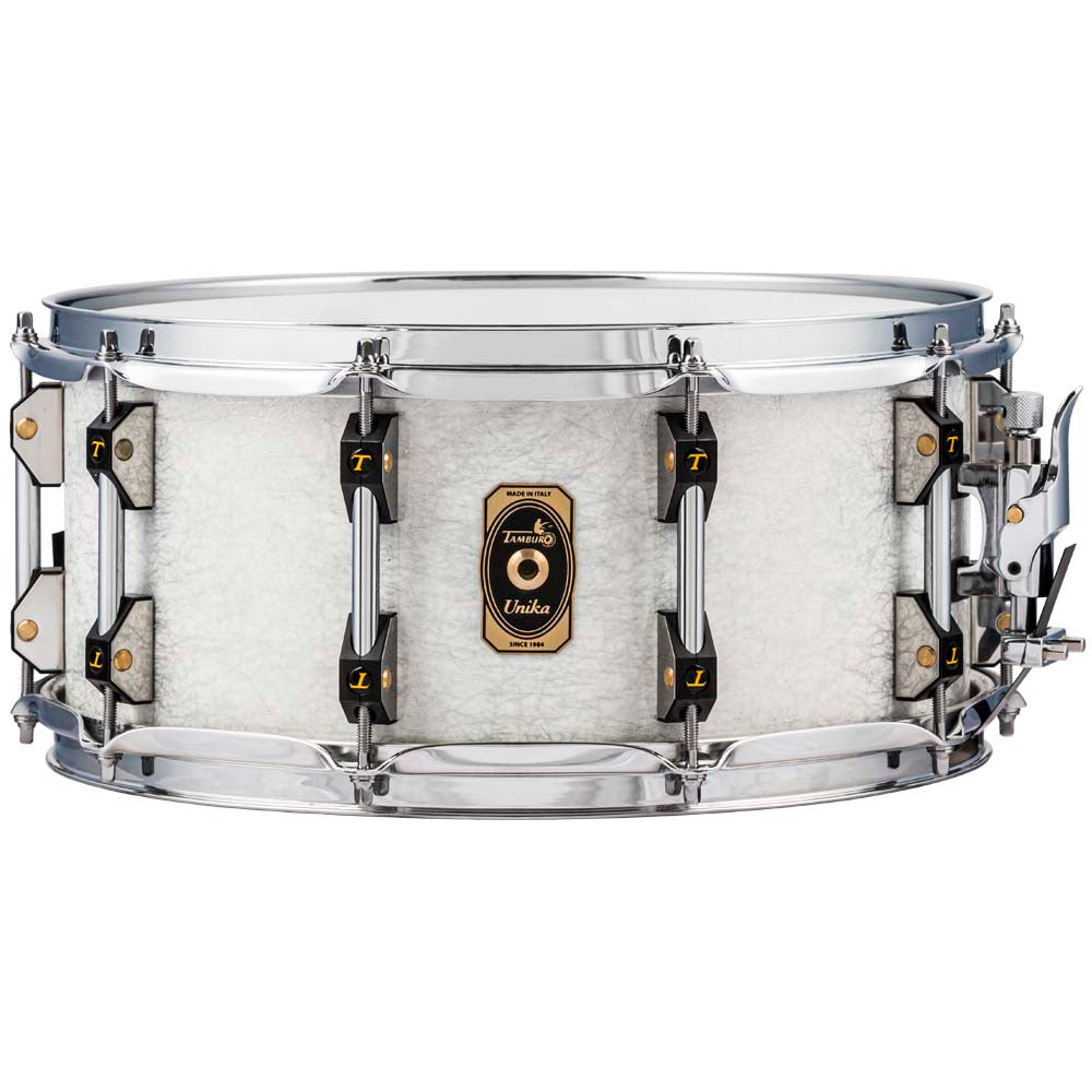 Tamburo UNIKA Series Wood Snare Drum (14" x 6.5") - Fantasy White