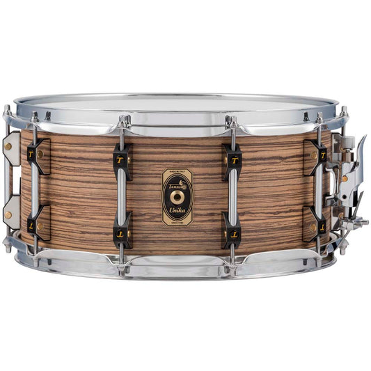 Tamburo UNIKA Series Wood Snare Drum (14" x 6.5") - Zebrano