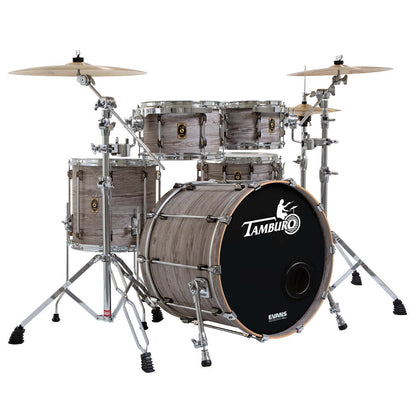 Tamburo UNIKA Series (5-piece wood shell pack with Snare Drum and 22" Bass Drum and 16" Floor Tom) - Vintage