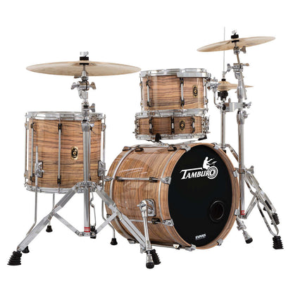 Tamburo UNIKA Series (4-piece wood shell pack with Snare Drum and 18" Bass Drum) - Olive