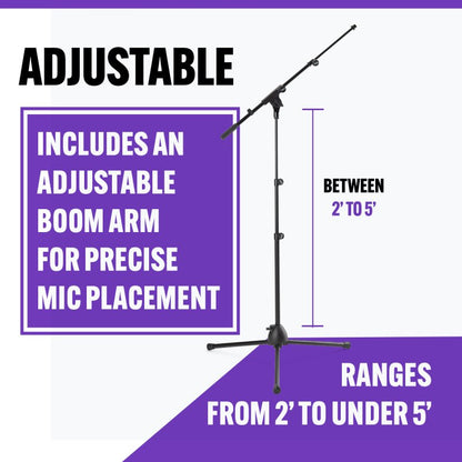 OS MS500 Travel Mic StandP65, ROHS, Reach DQTY 12