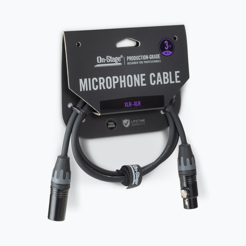 OS Pro Series Mic Cable 3ftP65 Reach RoHS DQTY 6
