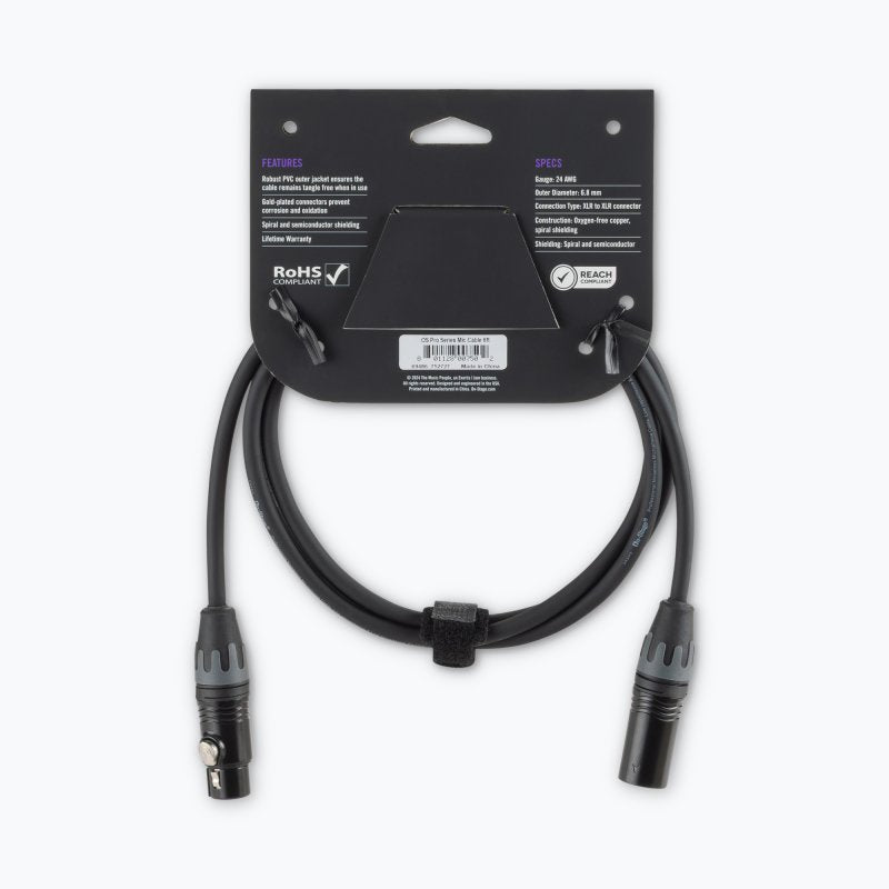 OS Pro Series Mic Cable 6ftP65 Reach RoHS DQTY 6