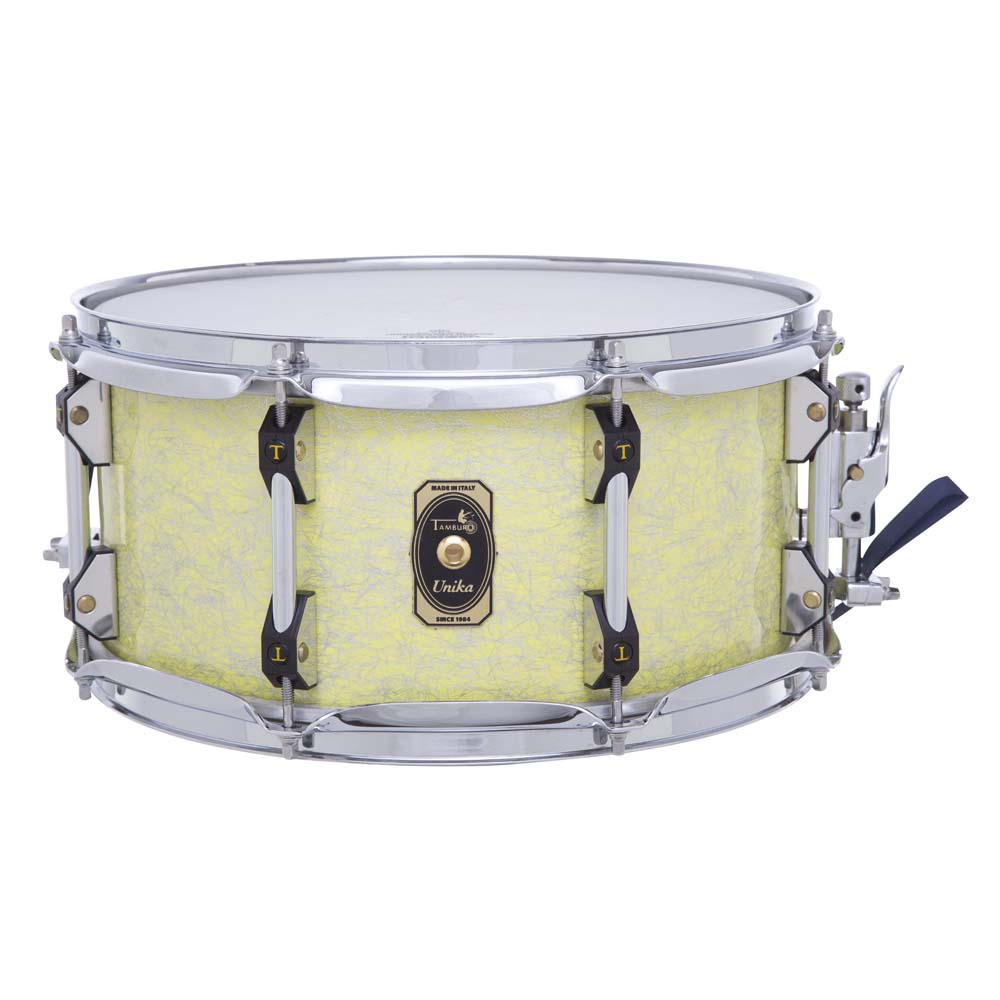 Tamburo UNIKA Series Wood Snare Drum (13" x 6.5") - Fantasy Yellow