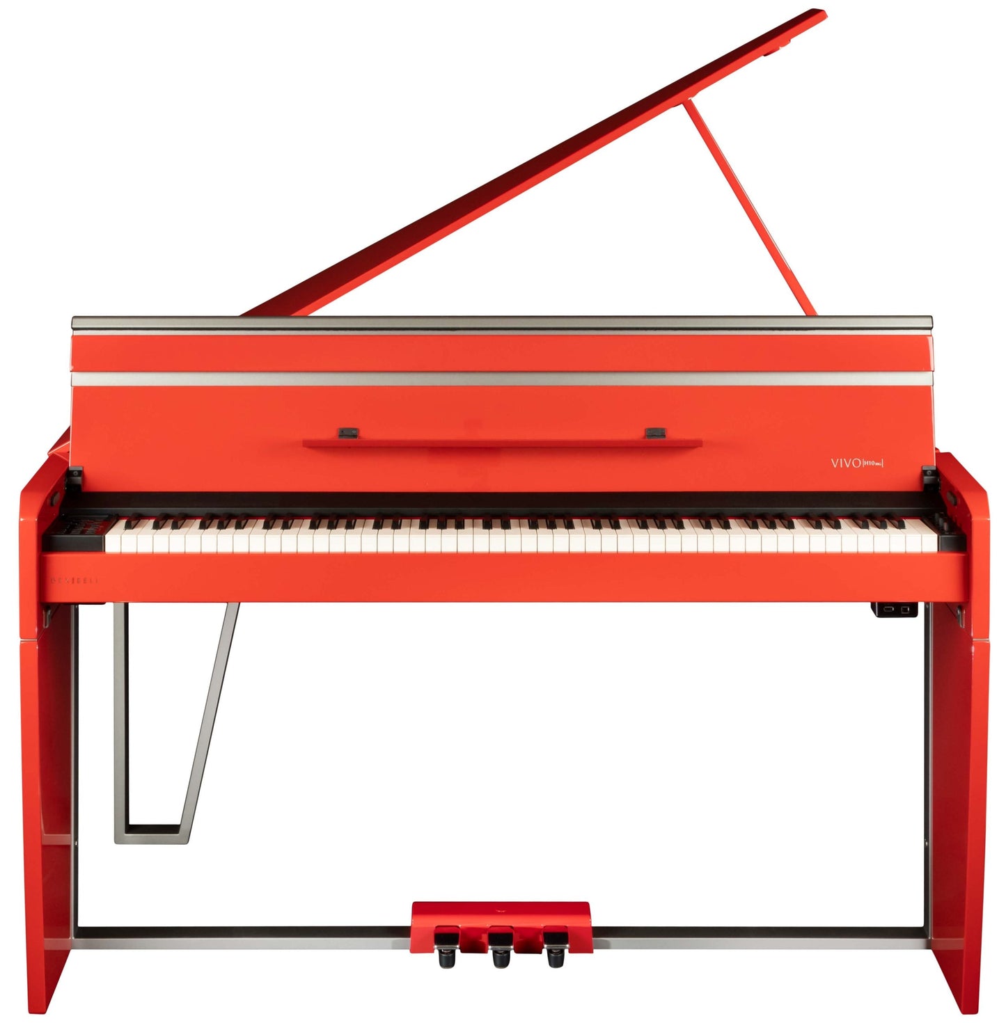 Dexibell VIVOH10MGDRP VIVO H10MG Digital Mini Grand Piano in Polished Dark Red