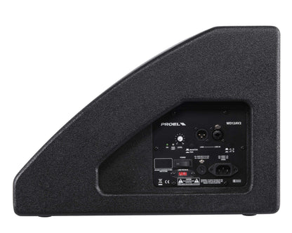 Proel WD12AV2 WEDGE Series Active 2-Way Coaxial 12" Stage Monitor
