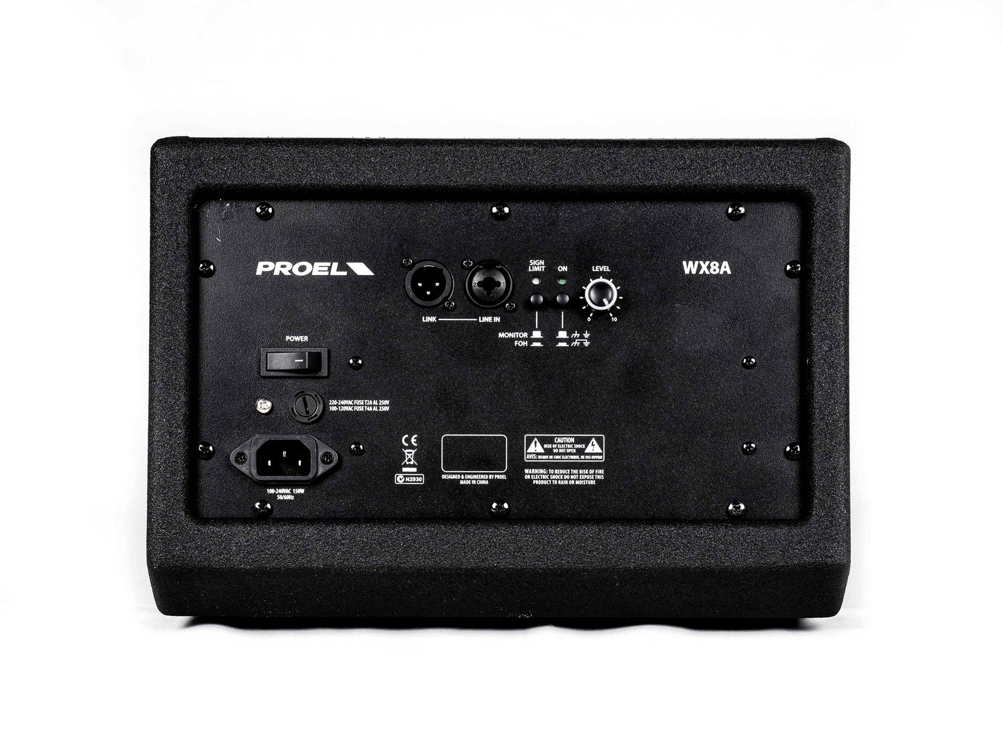 Proel WX8A WX Series Active 2-Way Coaxial 8" Stage Monitor