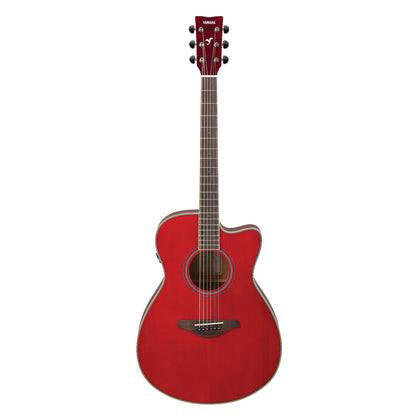 Yamaha FSCTA RR Folk/Concert TransAcoustic Acoustic Electric Guitar - Ruby Red