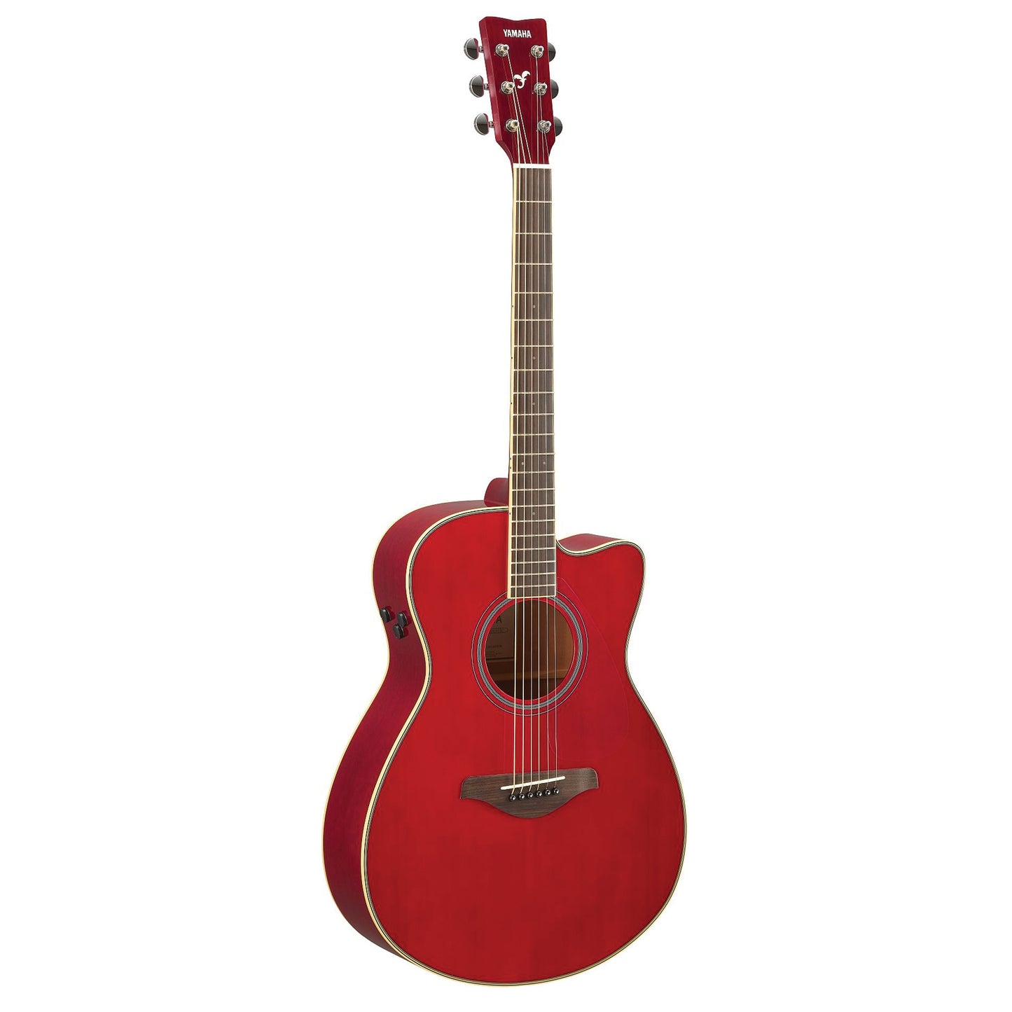 Yamaha FSCTA RR Folk/Concert TransAcoustic Acoustic Electric Guitar - Ruby Red