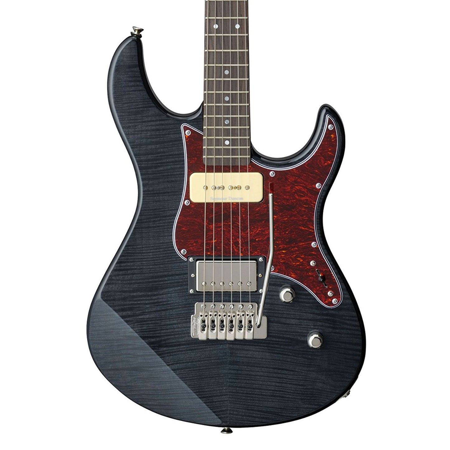 Yamaha PAC611VFM Pacifica Electric Guitar in Trans Black