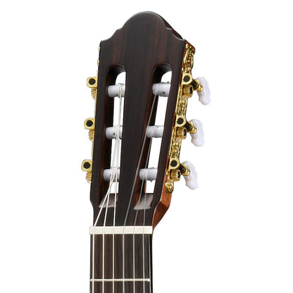 N550E Natura Solid Spruce Top Nylon Classical-Electric - Open Pore Satin Natural